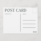 Hello From Michigan Beach Vibes Postkarte (Rückseite)