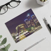 Hello From Michigan Postcard Postkarte