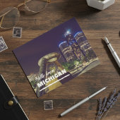 Hello From Michigan Postcard Postkarte
