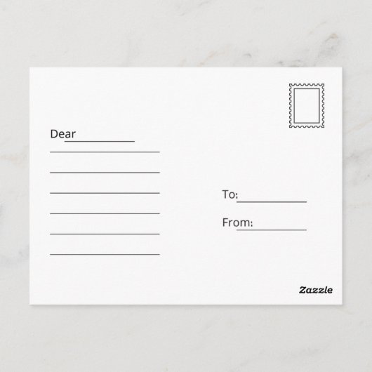 Hello From Michigan Postkarte (Rückseite)