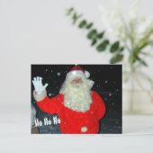 Hello from Santa Postkarte (Stehend Vorderseite)
