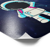 "Hello from Space" Fotodruck (Ecke)