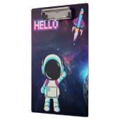 "Hello from Space" Klemmbrett (Links)