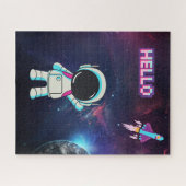 "Hello from Space" Puzzle (Horizontal)