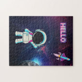 "Hello from Space" Puzzle (Horizontal)