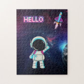 "Hello from Space" Puzzle (Vertikal)