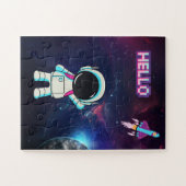 "Hello from Space" Puzzle (Horizontal)