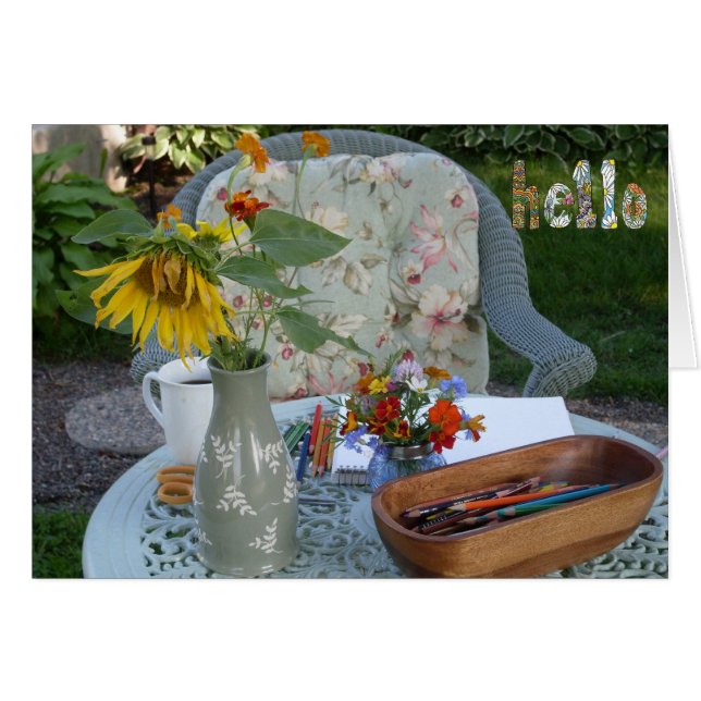 Hello from the Garden (Vorderseite (Horizontal))
