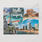 Hello From Uruguay Postcard Postkarte (Vorderseite)