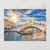 Hello From Venice, Italy Postkarte (Vorderseite)