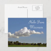 Hello From Wisconsin Postkarte (Vorne/Hinten)