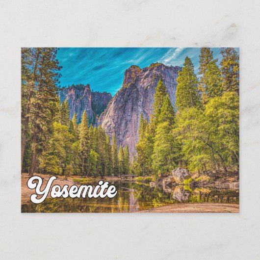 Hello From Yosemite National Park Postkarte (Vorderseite)