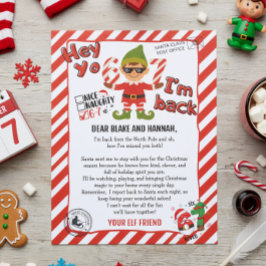 Hello from your Elf, Christmas Elf Arrival letter