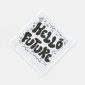 Hello Future Grad Party Napkins Serviette (Ecke)