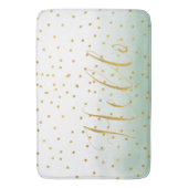 Hello Gold Mint Confetti Ombre Badematte (Vorderseite Vertikal)
