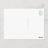 Hello Golden Retriever Puppy Dockcard Postkarte (Rückseite)