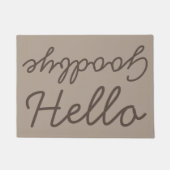 Hello Goodbye Doormat Fußmatte (Vorderseite)