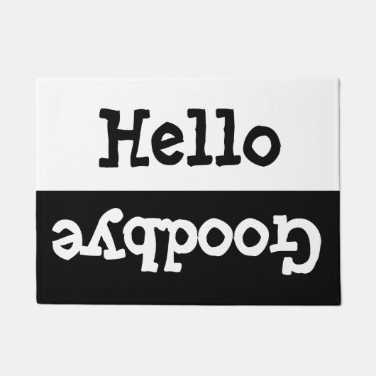 Hello Goodbye Doormat Fußmatte (Vorderseite)