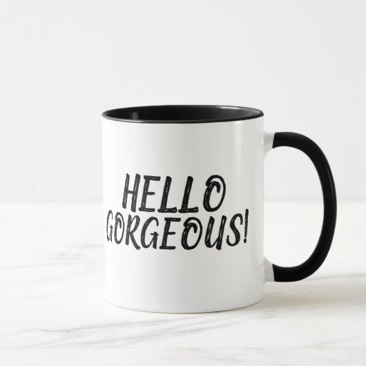 HELLO GORGEOUS! Kaffeetassen (Rechts)