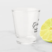 Hello graduate class of 20XX name congrats stylish Schnapsglas (Links)