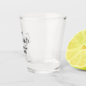 Hello graduate class of 20XX name congrats stylish Schnapsglas (Rechts)