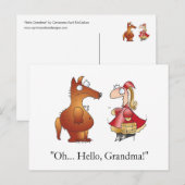HELLO GRANDMA! Postkarte bis April McCallum (Vorne/Hinten)