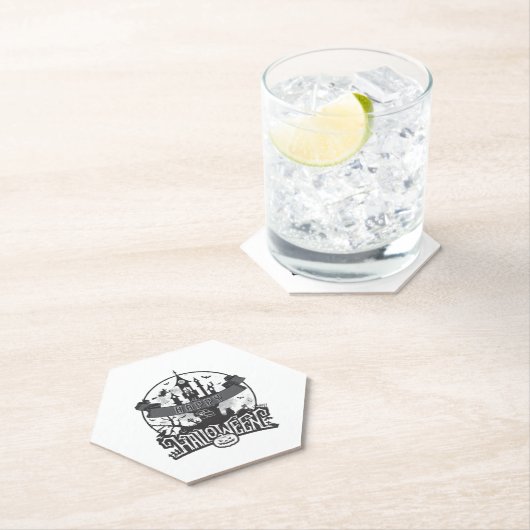 Hello Halloween - Halloween party Untersetzer (Vor Ort)