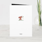 Hello Handsome Masculine Otter Fun Birthday Spaß Karte (Rückseite)