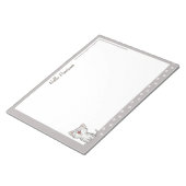 Hello Handsome Notepad with Kitty Pay prints Notizblock (angewinkelt)