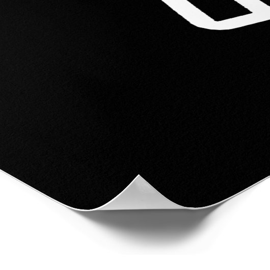 Hello Handsome Profile Face Zeichne Typografie Poster (Ecke)