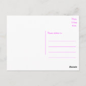 Hello Havanese Puppy Dockcard Postkarte (Rückseite)