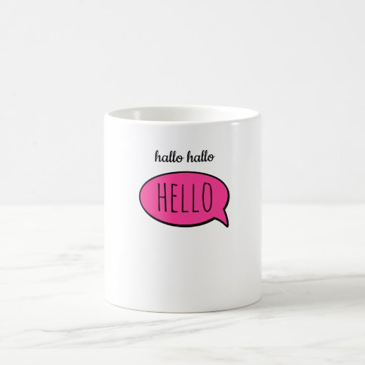 Hello hello kaffeetasse (Mittel)
