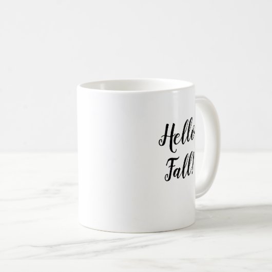 Hello Herbst Kaffeepause Tasse (VorderseiteRechts)