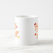 Hello Herbst Maple Blätter Folien Kaffeetasse (Mittel)