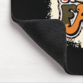 Hello Herbst Vibes Retro Groovy Mousepad (Ecke)