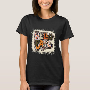 Hello Herbst Vibes Retro Groovy T-Shirt