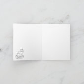 Hello House Blank Dankeskarte (Innenseite)