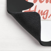 Hello! Hug Me - penguin costume personalization Mousepad (Ecke)