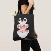 Hello! Hug Me - penguin costume personalization Tasche (Von Nahem)
