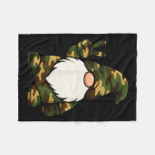 Hello Hunting Season Christmas Camouflage Camo Gno Fleecedecke (Vorderseite (Horizontal))