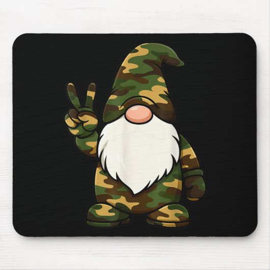 Hello Hunting Season Christmas Camouflage Camo Gno Mousepad (Vorne)