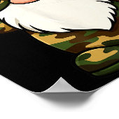 Hello Hunting Season Christmas Camouflage Camo Gno Poster (Ecke)