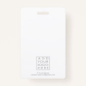 HELLO ID Identification Travel Business Abzeichen Ausweis (Rückseite)