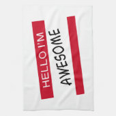 Hello Im Phantastisch Handtuch (Vertikal)