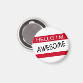 Hello Im Phantastisch Magnet (Vorderseite/Rückseite)