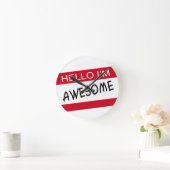 Hello Im Phantastisch Runde Wanduhr (Zuhause)