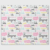 HELLO IN VIELEN SPRACHEN GESCHENKPAPIER (Flach)