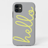 Hello iPhone Case (Rückseite)