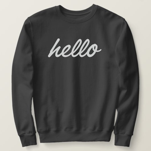 Hello it' s mich sweatshirt (Design vorne)