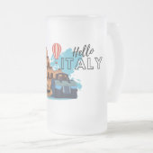 Hello Italy Mattiert Glass Beer Tasse (VorderseiteRechts)